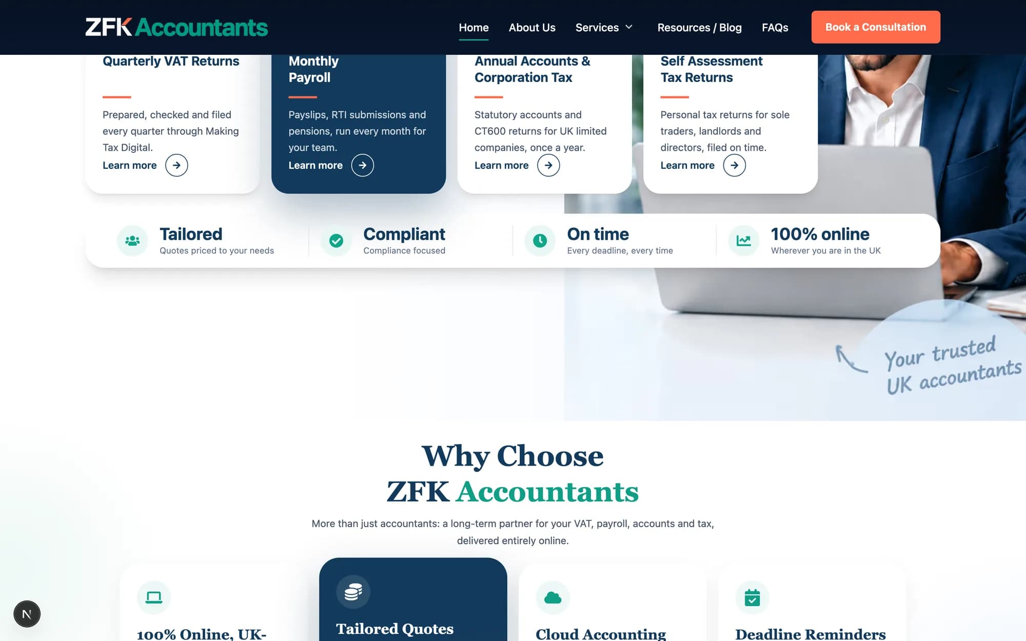 ZFK Accountants services and why choose us